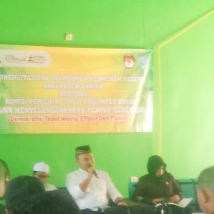 Rakor Pembakal dengan Kejaksaan bersama KPU Kab. Banjar