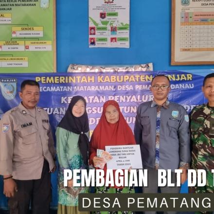 Pembagian BLT DD Tahap II Desa Pematang Danau Kec.Mataraman