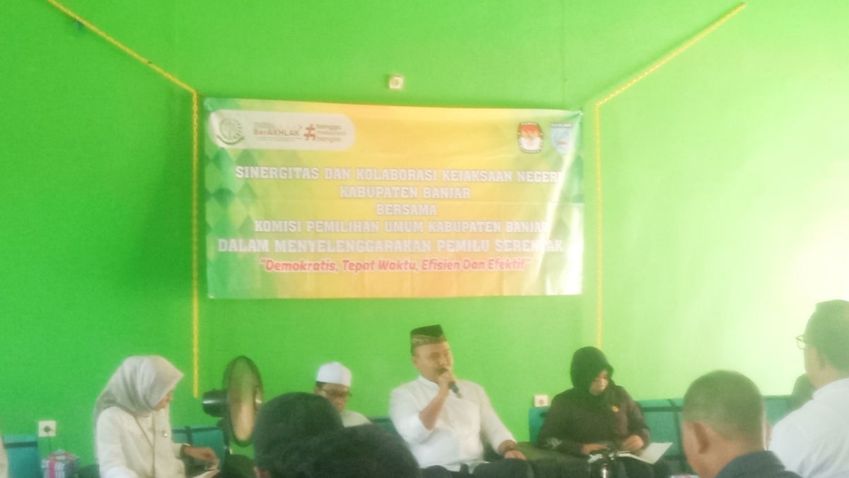 Rakor Pembakal dengan Kejaksaan bersama KPU Kab. Banjar